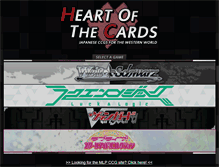 Tablet Screenshot of heartofthecards.com